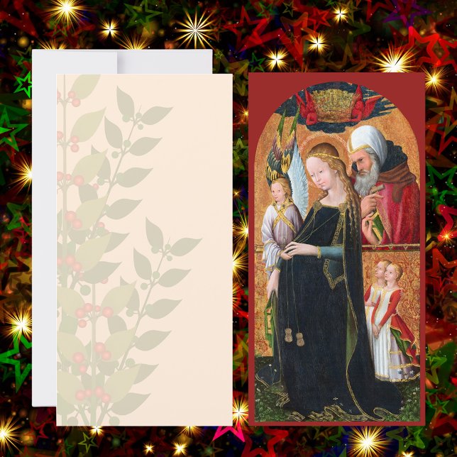 Carte The Expectant Madonna with Saint Joseph Flat Card (Créateur téléchargé)