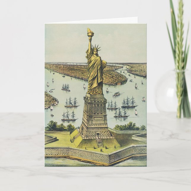 Carte The Great Bartholdi Statue, Statue of Liberty (Devant)