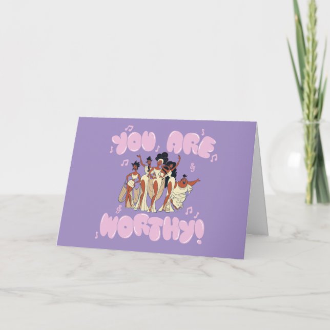 Carte The Muses - You Are Worthy Card (Devant)