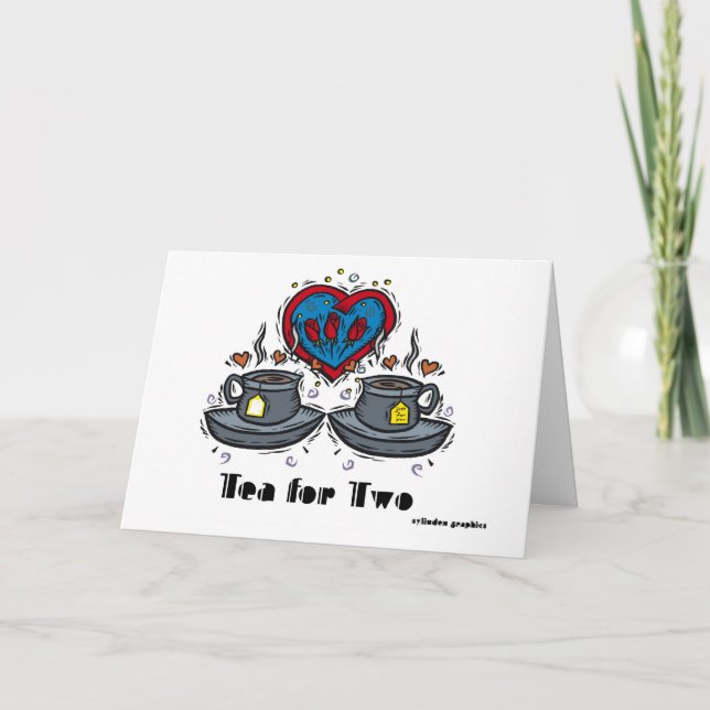 Carte Thé pour deux (Devant)