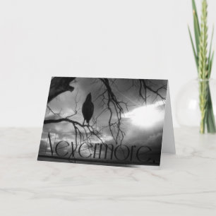 Carte The Raven - Nevermore Sunbeams & Tree B&W