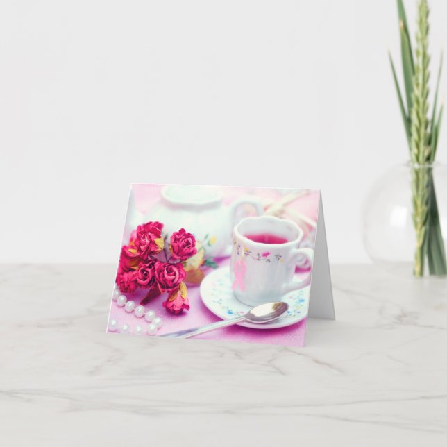 Carte Thé rose (Devant)