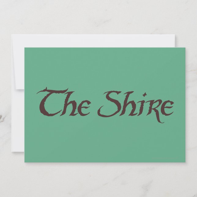 Carte THE SHIRE™ Solid (Devant)