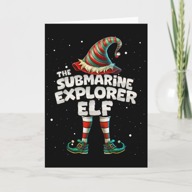 Carte The Submarine Explorer Elf Family Matching Group C (Devant)