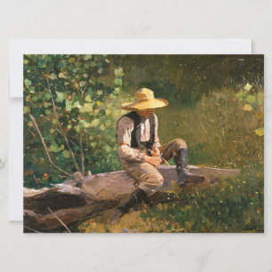 Carte The Whittling Boy (par Winslow Homer)