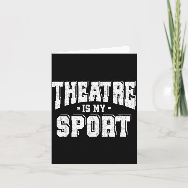 Carte Theatre Is My Srt  (Devant)