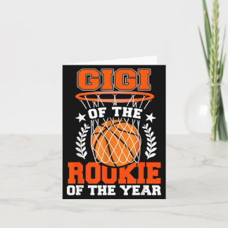 Carte Thème d'anniversaire de Gigi de Rookie 1ère base-b