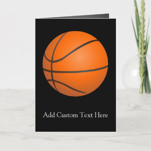 Carte Thème de basket-ball