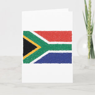 Carte Thème de drapeau de l'Afrique du Sud