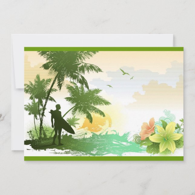 Carte Thème Surfer (Devant)