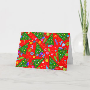 Carte Thème vétérinaire Noël