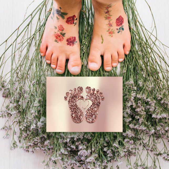 Carte Thérapie Massage Réflexologie Certificat Rose cade (Therapy Massage Reflexology Certificate Gift Rose)