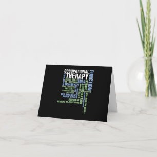Carte Thérapie professionnelle pour le mois de l'OT