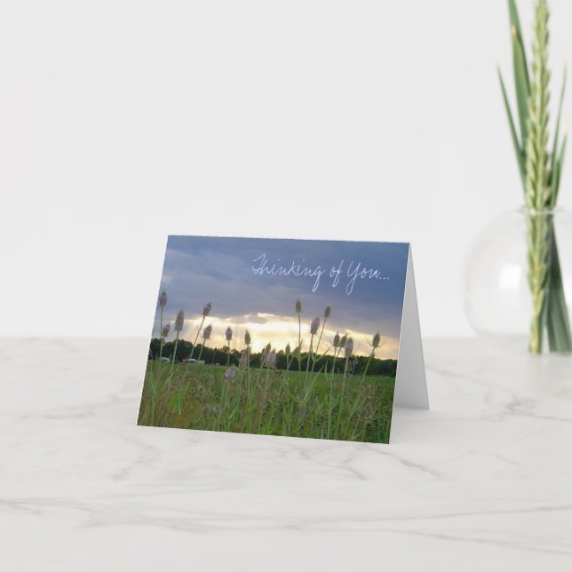 Carte 'Thinking of You' photo notecard (Devant)