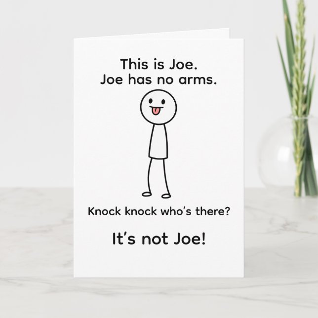 Carte This is Joe funny greeting card (Devant)