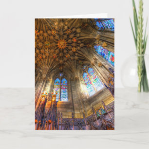 Carte Thistle Chapel St Giles Cathédrale Édimbourg