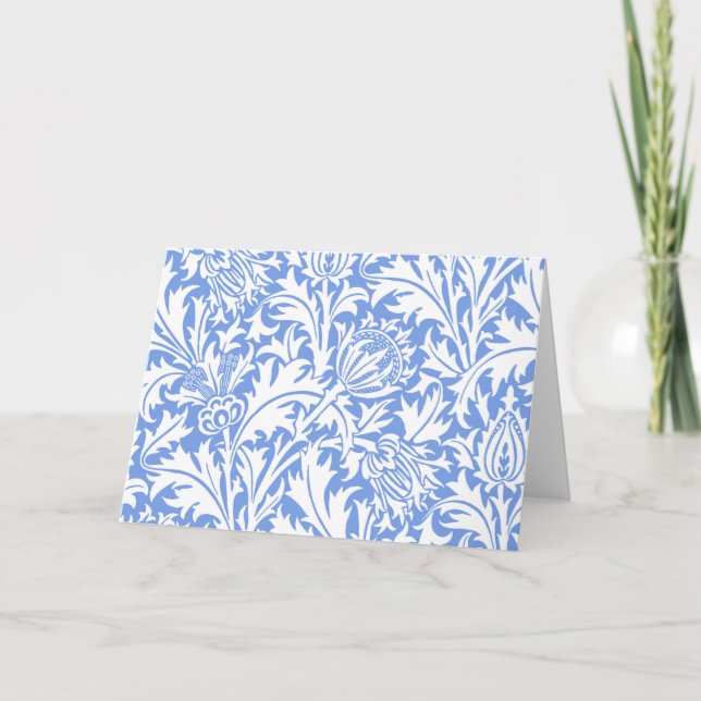 Carte Thistle, William Morris (Devant)