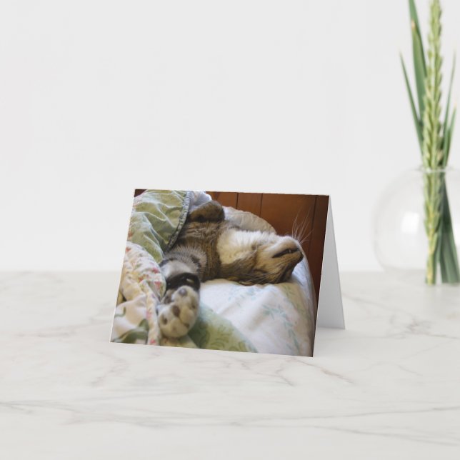 Carte Thomas relaxing notecard (Devant)