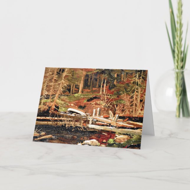 Carte Thomson - Barrage de vieux bois d'oeuvre, Parc Alg (Devant)