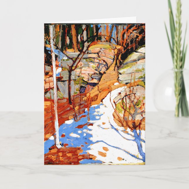 Carte Thomson - Neige et rochers, art (Devant)
