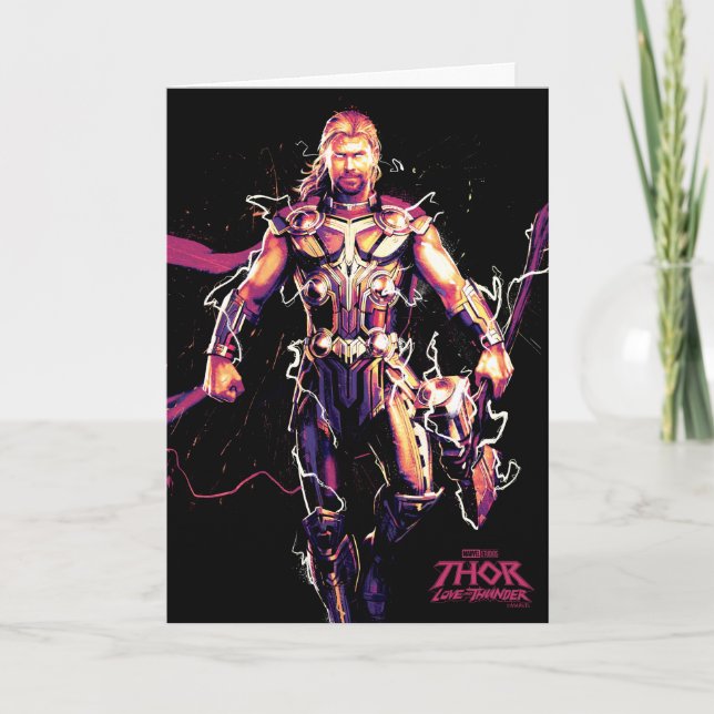 Carte Thor Illustrated Character Art (Devant)