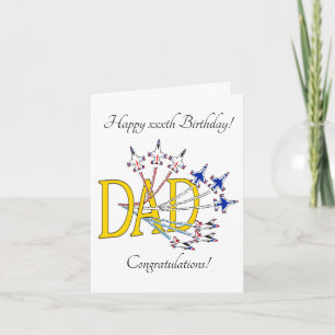 Carte Thunderbirds Papa Anniversaire Personnalisable Sim