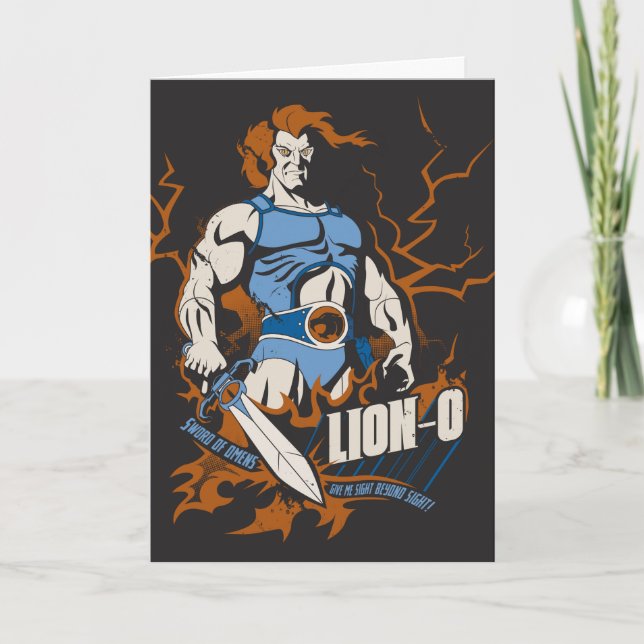 Carte ThunderCats | Lion-O Graphique électrique (Devant)