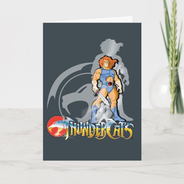 Carte ThunderCats | Lion-O Halfttone Shadow Graphic (Devant)