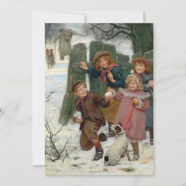 Carte Tiens, Il Arrive. | Arthur John Elsley (Devant)
