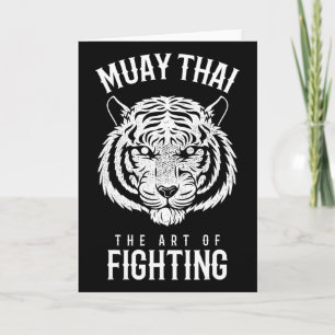 Carte Tiger Muay Thai et kickboxing