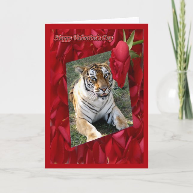 Carte Tiger Valentine (Devant)