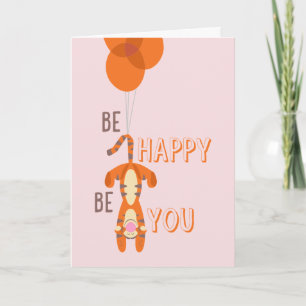 Carte Tigger Soyez Heureux Que Vous Citiez