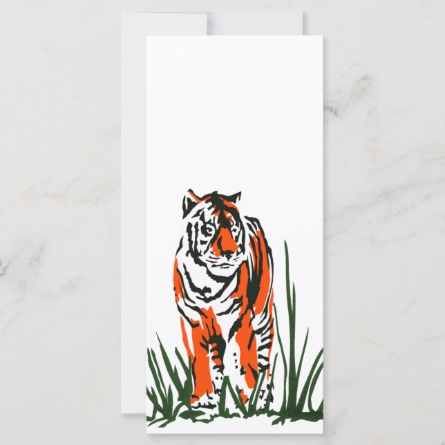 Carte Tigre à patte (Devant)