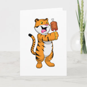 Carte Tigre avec viande