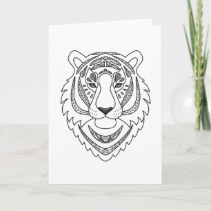 Carte Tigre blanc inspiré