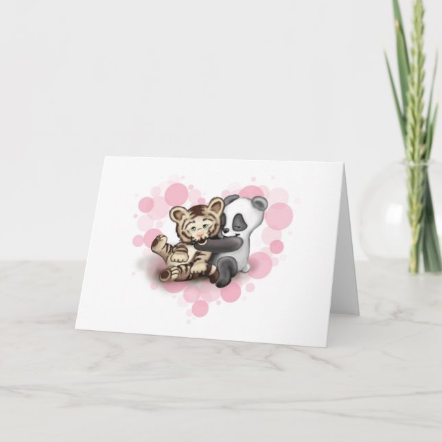 Carte Tigre et Panda (Devant)