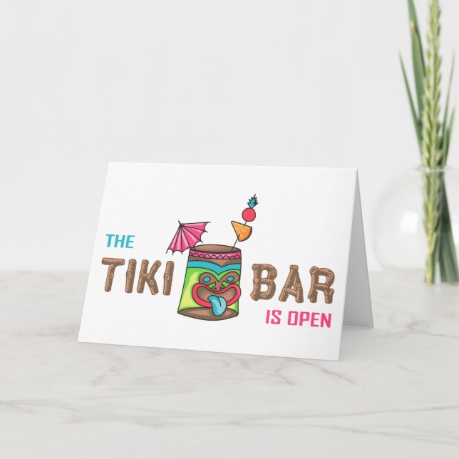 Carte Tiki Bar (Devant)
