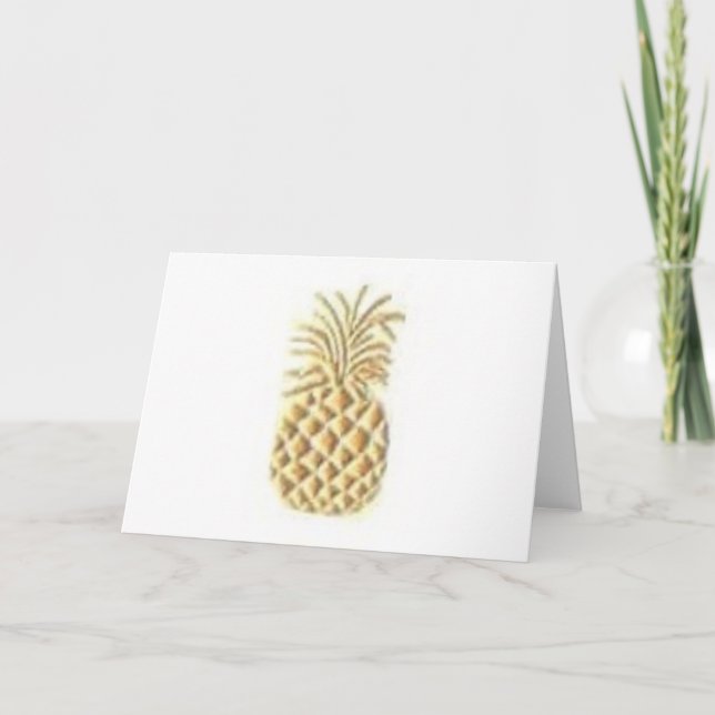 Carte Timbre d'ananas (Devant)