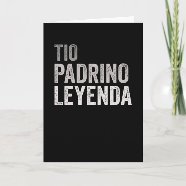 Carte Tio Padrino Leyenda (Devant)