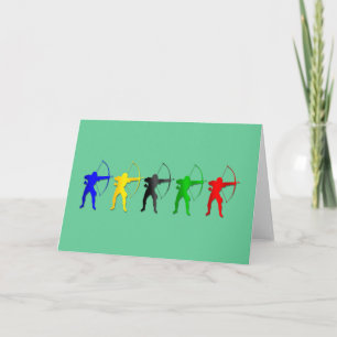 Carte Tir à l'arc    Jeux d'étéArcher Sports
