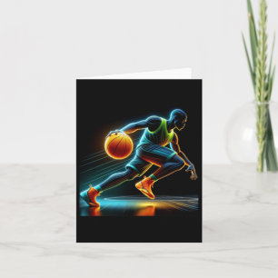 Carte Tireur Actif Basketball Design Personnalisable Pou