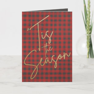 Carte 'Tis Season Buffalo Plaid Holiday