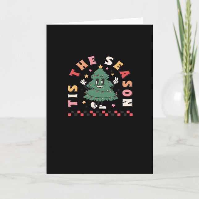 Carte Tis Season Retro Halloween Spooky Season Fall (Devant)