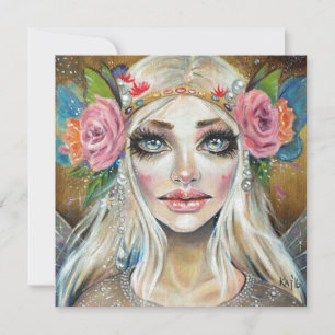 Carte Titania Reine des Féeries Art original