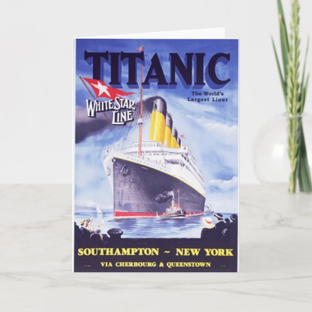 Carte Titanic (Devant)
