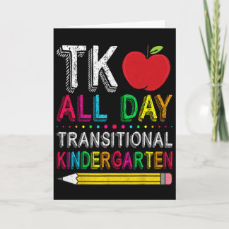 Carte Tk All Day Transition Kindergarten Teacher Student