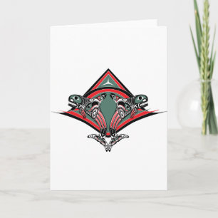 Carte Tlingit Tueur Baleine et Aigle