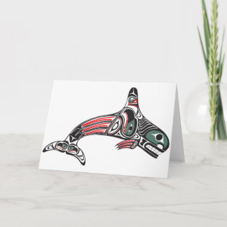 Carte Tlingit Tueur Baleine et Aigle