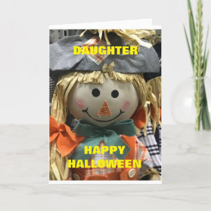 CARTE **TO OUR YOUNG DAUGHTER** AT HALLOWEEN
