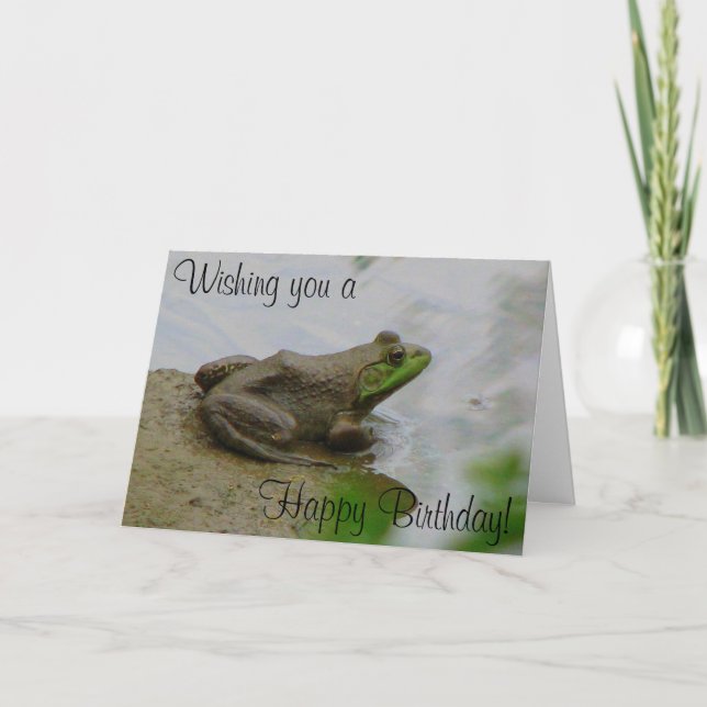Carte Toad dit Joyeux Anniversaire ! (Devant)